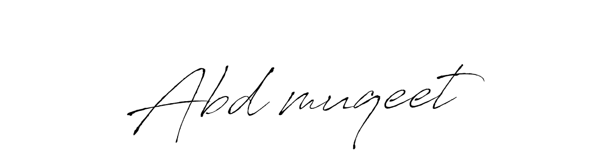 Create a beautiful signature design for name Abd’muqeet. With this signature (Antro_Vectra) fonts, you can make a handwritten signature for free. Abd’muqeet signature style 6 images and pictures png
