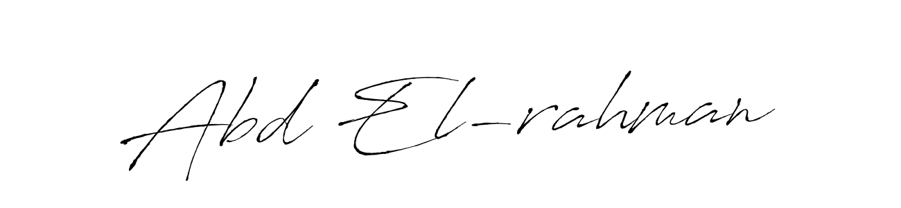 Also we have Abd El-rahman name is the best signature style. Create professional handwritten signature collection using Antro_Vectra autograph style. Abd El-rahman signature style 6 images and pictures png