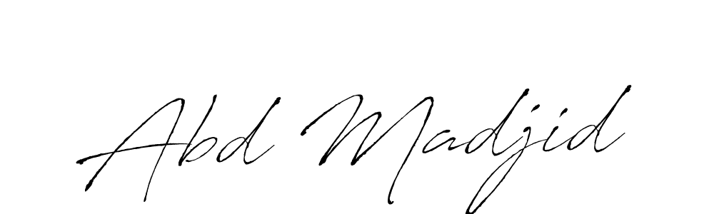 Use a signature maker to create a handwritten signature online. With this signature software, you can design (Antro_Vectra) your own signature for name Abd Madjid. Abd Madjid signature style 6 images and pictures png