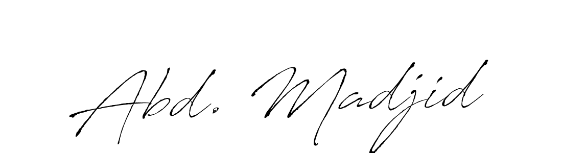 It looks lik you need a new signature style for name Abd. Madjid. Design unique handwritten (Antro_Vectra) signature with our free signature maker in just a few clicks. Abd. Madjid signature style 6 images and pictures png