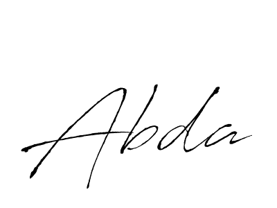 Create a beautiful signature design for name Abda. With this signature (Antro_Vectra) fonts, you can make a handwritten signature for free. Abda signature style 6 images and pictures png