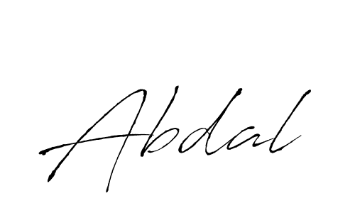 Use a signature maker to create a handwritten signature online. With this signature software, you can design (Antro_Vectra) your own signature for name Abdal. Abdal signature style 6 images and pictures png