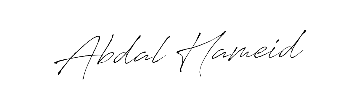 Abdal Hameid stylish signature style. Best Handwritten Sign (Antro_Vectra) for my name. Handwritten Signature Collection Ideas for my name Abdal Hameid. Abdal Hameid signature style 6 images and pictures png