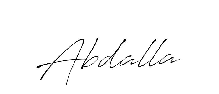 You should practise on your own different ways (Antro_Vectra) to write your name (Abdalla) in signature. don't let someone else do it for you. Abdalla signature style 6 images and pictures png