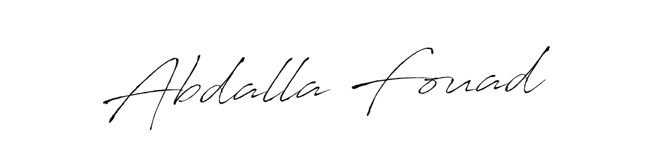 Design your own signature with our free online signature maker. With this signature software, you can create a handwritten (Antro_Vectra) signature for name Abdalla Fouad. Abdalla Fouad signature style 6 images and pictures png