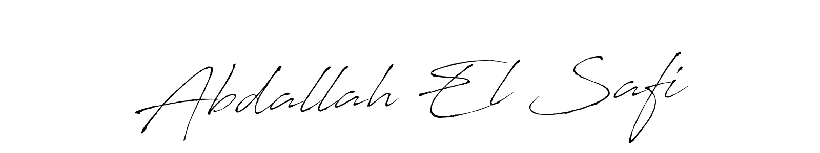 Design your own signature with our free online signature maker. With this signature software, you can create a handwritten (Antro_Vectra) signature for name Abdallah El Safi. Abdallah El Safi signature style 6 images and pictures png