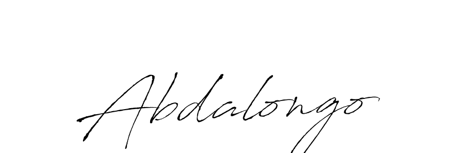 How to make Abdalongo name signature. Use Antro_Vectra style for creating short signs online. This is the latest handwritten sign. Abdalongo signature style 6 images and pictures png