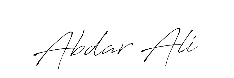 The best way (Antro_Vectra) to make a short signature is to pick only two or three words in your name. The name Abdar Ali include a total of six letters. For converting this name. Abdar Ali signature style 6 images and pictures png