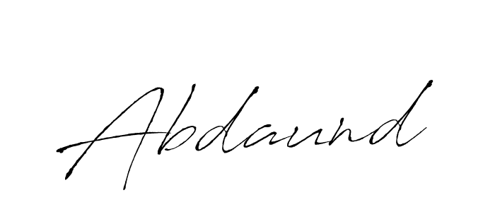 Abdaund stylish signature style. Best Handwritten Sign (Antro_Vectra) for my name. Handwritten Signature Collection Ideas for my name Abdaund. Abdaund signature style 6 images and pictures png