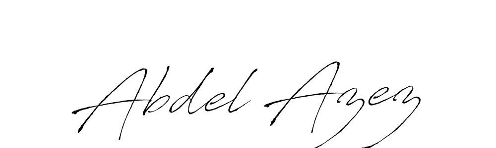 Abdel Azez stylish signature style. Best Handwritten Sign (Antro_Vectra) for my name. Handwritten Signature Collection Ideas for my name Abdel Azez. Abdel Azez signature style 6 images and pictures png