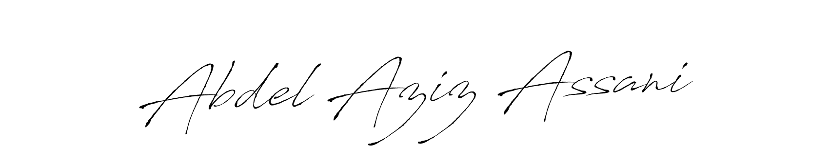 You should practise on your own different ways (Antro_Vectra) to write your name (Abdel Aziz Assani) in signature. don't let someone else do it for you. Abdel Aziz Assani signature style 6 images and pictures png