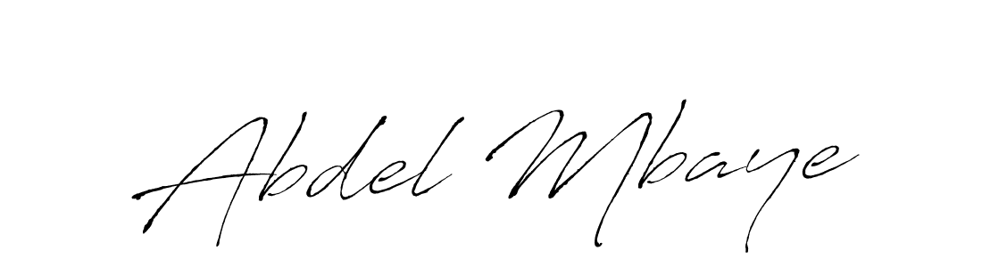 Also we have Abdel Mbaye name is the best signature style. Create professional handwritten signature collection using Antro_Vectra autograph style. Abdel Mbaye signature style 6 images and pictures png