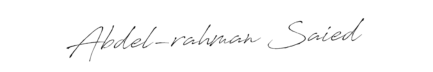 if you are searching for the best signature style for your name Abdel-rahman Saied. so please give up your signature search. here we have designed multiple signature styles  using Antro_Vectra. Abdel-rahman Saied signature style 6 images and pictures png