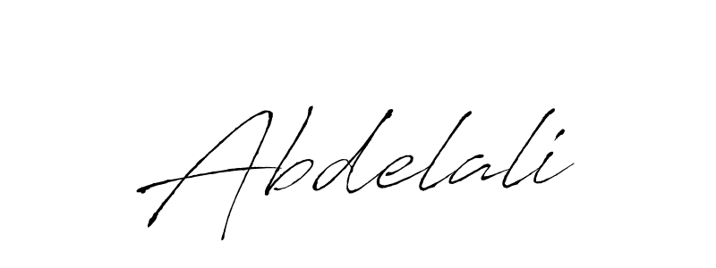 Make a beautiful signature design for name Abdelali. With this signature (Antro_Vectra) style, you can create a handwritten signature for free. Abdelali signature style 6 images and pictures png