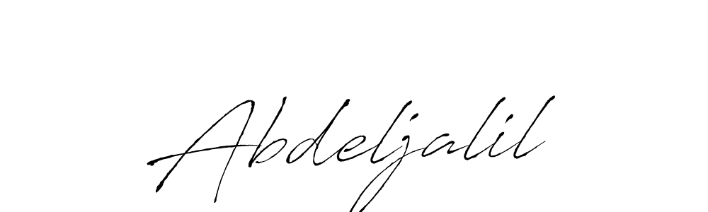 Create a beautiful signature design for name Abdeljalil. With this signature (Antro_Vectra) fonts, you can make a handwritten signature for free. Abdeljalil signature style 6 images and pictures png