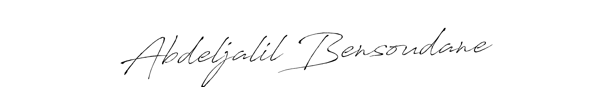 Make a short Abdeljalil Bensoudane signature style. Manage your documents anywhere anytime using Antro_Vectra. Create and add eSignatures, submit forms, share and send files easily. Abdeljalil Bensoudane signature style 6 images and pictures png