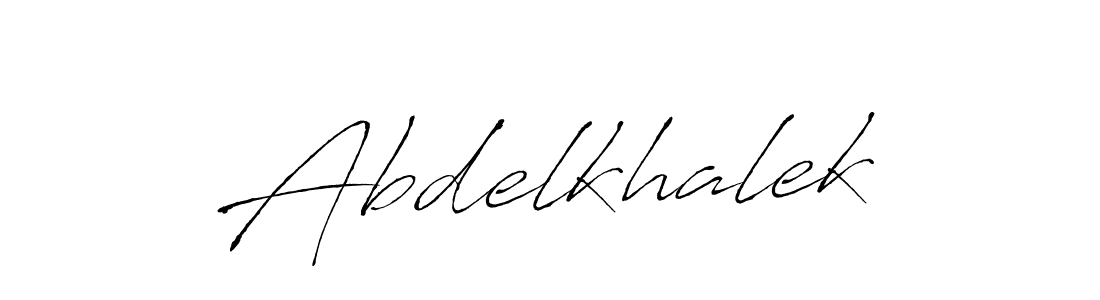 Abdelkhalek stylish signature style. Best Handwritten Sign (Antro_Vectra) for my name. Handwritten Signature Collection Ideas for my name Abdelkhalek. Abdelkhalek signature style 6 images and pictures png