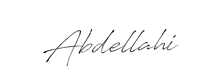 Create a beautiful signature design for name Abdellahi. With this signature (Antro_Vectra) fonts, you can make a handwritten signature for free. Abdellahi signature style 6 images and pictures png