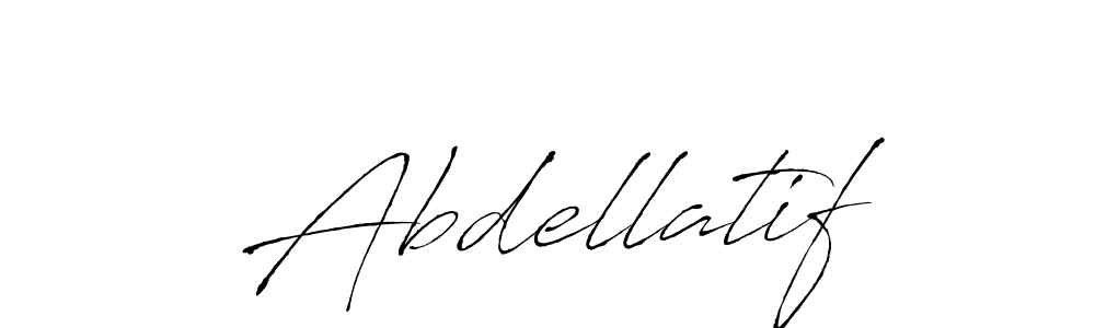 The best way (Antro_Vectra) to make a short signature is to pick only two or three words in your name. The name Abdellatif include a total of six letters. For converting this name. Abdellatif signature style 6 images and pictures png