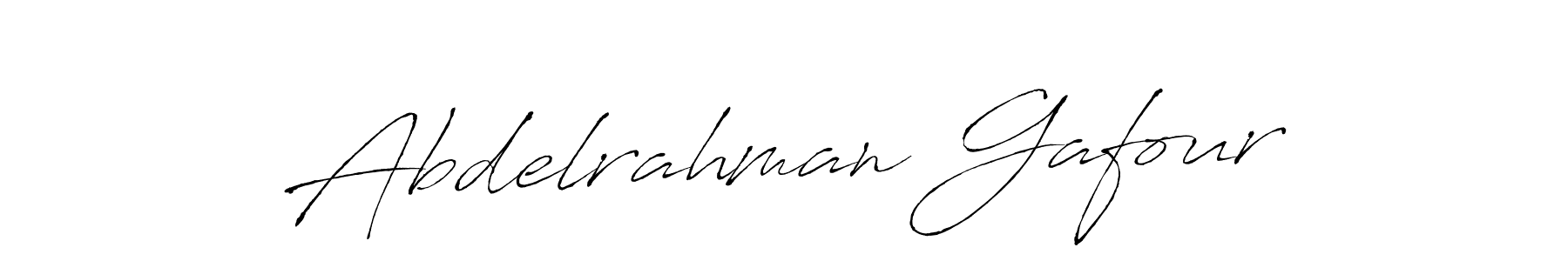 How to make Abdelrahman Gafour name signature. Use Antro_Vectra style for creating short signs online. This is the latest handwritten sign. Abdelrahman Gafour signature style 6 images and pictures png