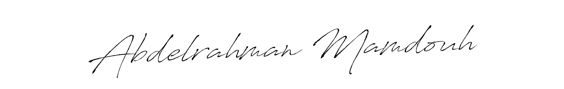 Also You can easily find your signature by using the search form. We will create Abdelrahman Mamdouh name handwritten signature images for you free of cost using Antro_Vectra sign style. Abdelrahman Mamdouh signature style 6 images and pictures png