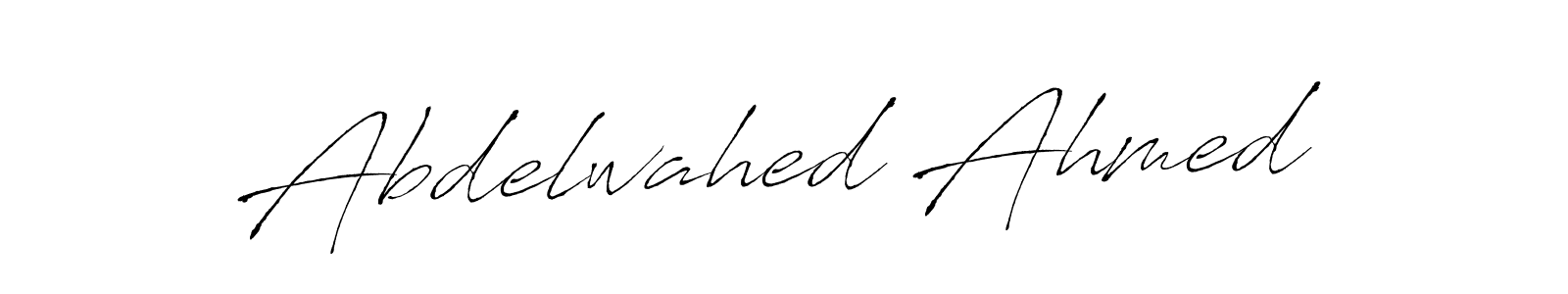 Use a signature maker to create a handwritten signature online. With this signature software, you can design (Antro_Vectra) your own signature for name Abdelwahed Ahmed. Abdelwahed Ahmed signature style 6 images and pictures png