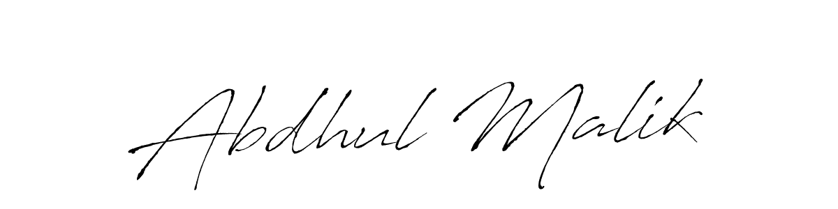 Abdhul Malik stylish signature style. Best Handwritten Sign (Antro_Vectra) for my name. Handwritten Signature Collection Ideas for my name Abdhul Malik. Abdhul Malik signature style 6 images and pictures png