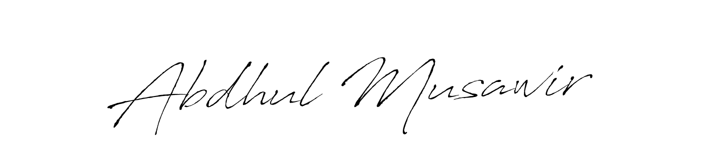 Make a beautiful signature design for name Abdhul Musawir. With this signature (Antro_Vectra) style, you can create a handwritten signature for free. Abdhul Musawir signature style 6 images and pictures png