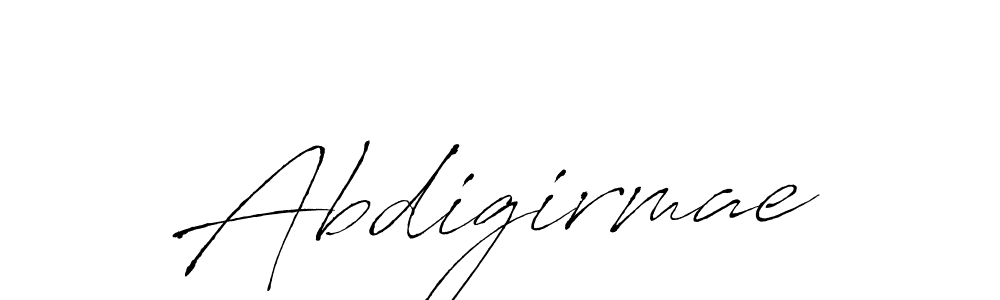 Also we have Abdigirmae name is the best signature style. Create professional handwritten signature collection using Antro_Vectra autograph style. Abdigirmae signature style 6 images and pictures png