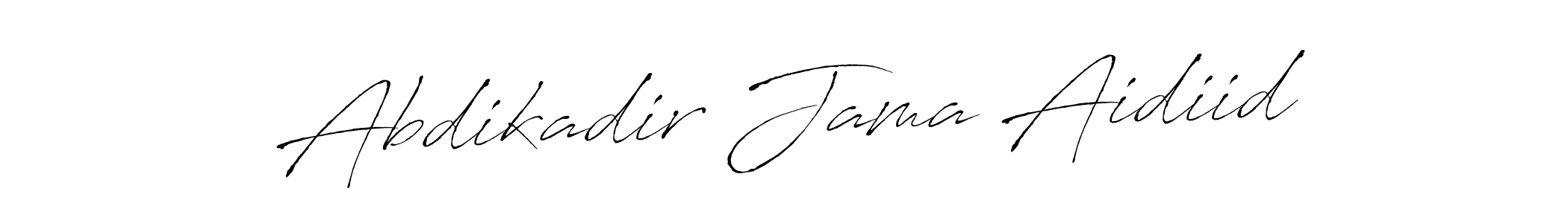 Antro_Vectra is a professional signature style that is perfect for those who want to add a touch of class to their signature. It is also a great choice for those who want to make their signature more unique. Get Abdikadir Jama Aidiid name to fancy signature for free. Abdikadir Jama Aidiid signature style 6 images and pictures png