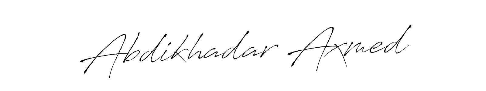How to make Abdikhadar Axmed signature? Antro_Vectra is a professional autograph style. Create handwritten signature for Abdikhadar Axmed name. Abdikhadar Axmed signature style 6 images and pictures png