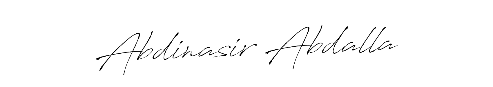 Create a beautiful signature design for name Abdinasir Abdalla. With this signature (Antro_Vectra) fonts, you can make a handwritten signature for free. Abdinasir Abdalla signature style 6 images and pictures png