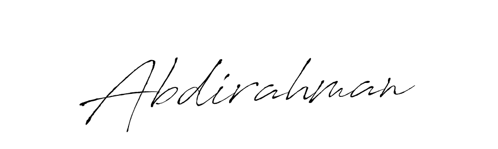 Make a beautiful signature design for name Abdirahman. Use this online signature maker to create a handwritten signature for free. Abdirahman signature style 6 images and pictures png