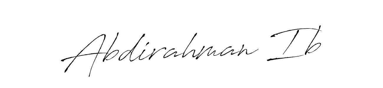 You should practise on your own different ways (Antro_Vectra) to write your name (Abdirahman Ib) in signature. don't let someone else do it for you. Abdirahman Ib signature style 6 images and pictures png