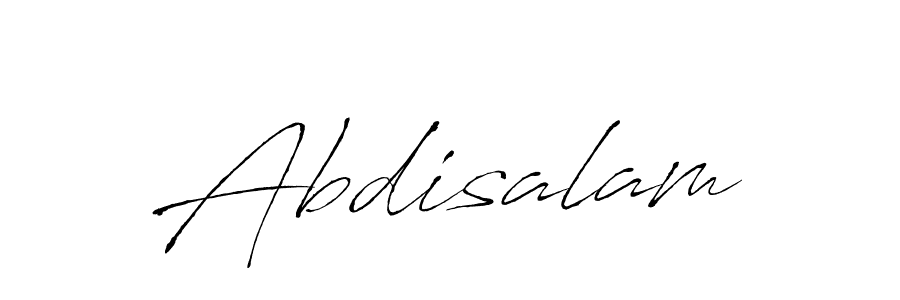 Abdisalam stylish signature style. Best Handwritten Sign (Antro_Vectra) for my name. Handwritten Signature Collection Ideas for my name Abdisalam. Abdisalam signature style 6 images and pictures png