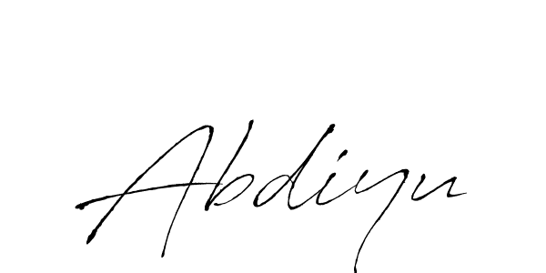 Make a beautiful signature design for name Abdiyu. With this signature (Antro_Vectra) style, you can create a handwritten signature for free. Abdiyu signature style 6 images and pictures png