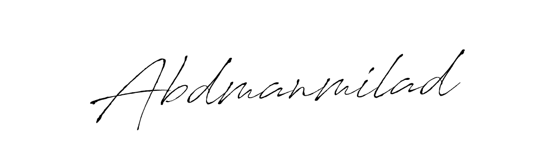 It looks lik you need a new signature style for name Abdmanmilad. Design unique handwritten (Antro_Vectra) signature with our free signature maker in just a few clicks. Abdmanmilad signature style 6 images and pictures png