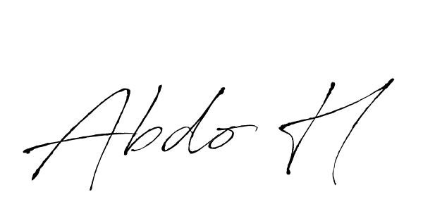 How to Draw Abdo H signature style? Antro_Vectra is a latest design signature styles for name Abdo H. Abdo H signature style 6 images and pictures png