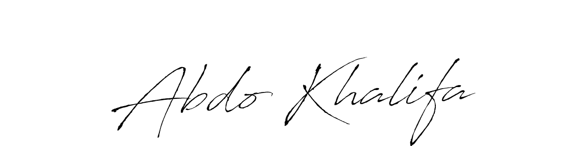 Abdo Khalifa stylish signature style. Best Handwritten Sign (Antro_Vectra) for my name. Handwritten Signature Collection Ideas for my name Abdo Khalifa. Abdo Khalifa signature style 6 images and pictures png