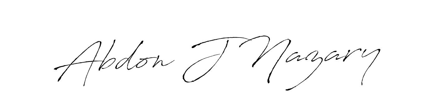 It looks lik you need a new signature style for name Abdon J Nazary. Design unique handwritten (Antro_Vectra) signature with our free signature maker in just a few clicks. Abdon J Nazary signature style 6 images and pictures png