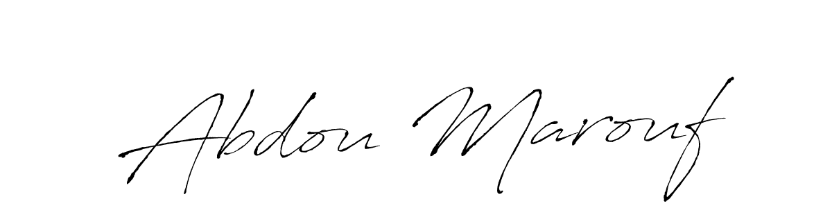 How to make Abdou Marouf signature? Antro_Vectra is a professional autograph style. Create handwritten signature for Abdou Marouf name. Abdou Marouf signature style 6 images and pictures png