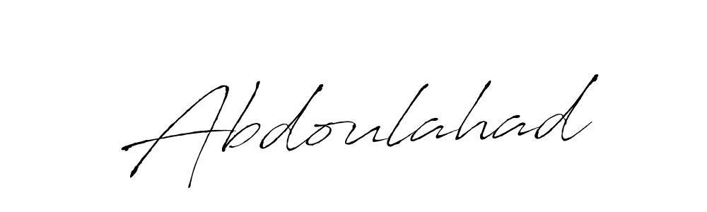 Create a beautiful signature design for name Abdoulahad. With this signature (Antro_Vectra) fonts, you can make a handwritten signature for free. Abdoulahad signature style 6 images and pictures png