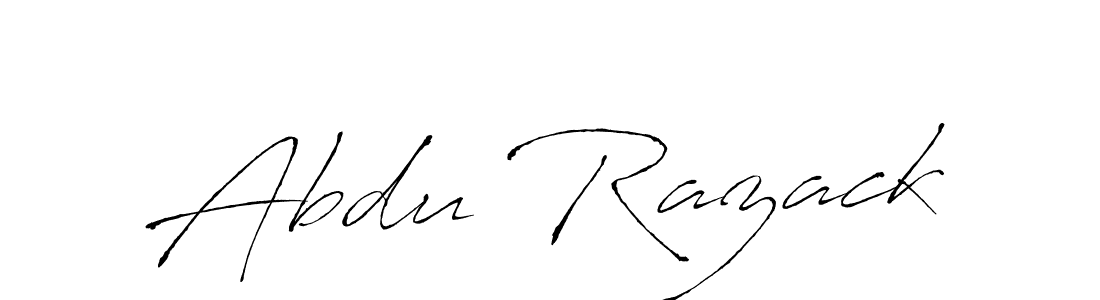 You should practise on your own different ways (Antro_Vectra) to write your name (Abdu Razack) in signature. don't let someone else do it for you. Abdu Razack signature style 6 images and pictures png