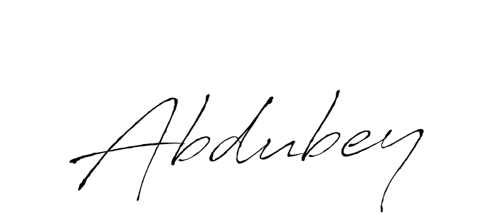 Antro_Vectra is a professional signature style that is perfect for those who want to add a touch of class to their signature. It is also a great choice for those who want to make their signature more unique. Get Abdubey name to fancy signature for free. Abdubey signature style 6 images and pictures png