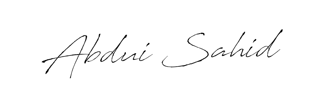 It looks lik you need a new signature style for name Abdui Sahid. Design unique handwritten (Antro_Vectra) signature with our free signature maker in just a few clicks. Abdui Sahid signature style 6 images and pictures png