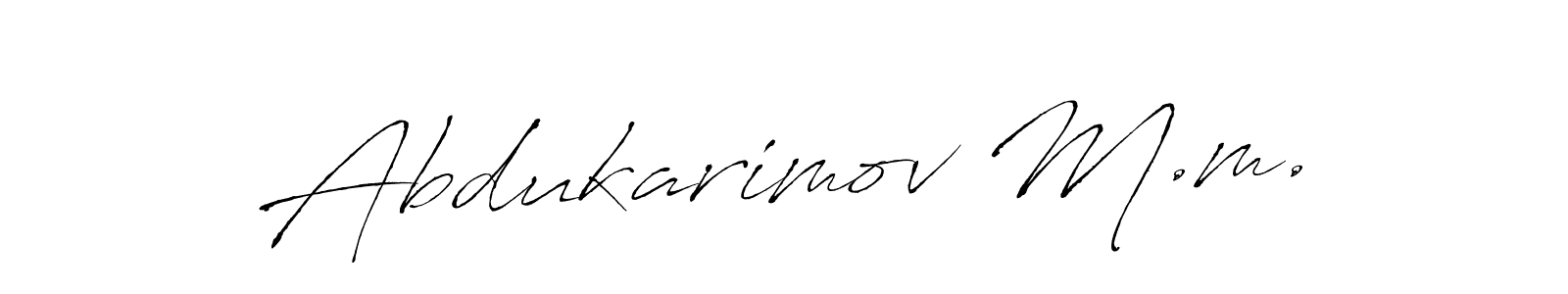 Make a beautiful signature design for name Abdukarimov M.m.. Use this online signature maker to create a handwritten signature for free. Abdukarimov M.m. signature style 6 images and pictures png