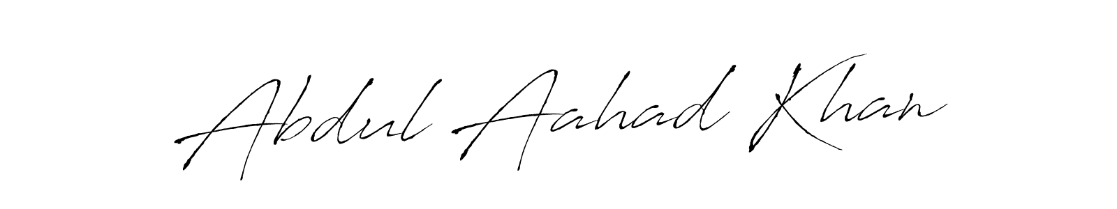 Use a signature maker to create a handwritten signature online. With this signature software, you can design (Antro_Vectra) your own signature for name Abdul Aahad Khan. Abdul Aahad Khan signature style 6 images and pictures png