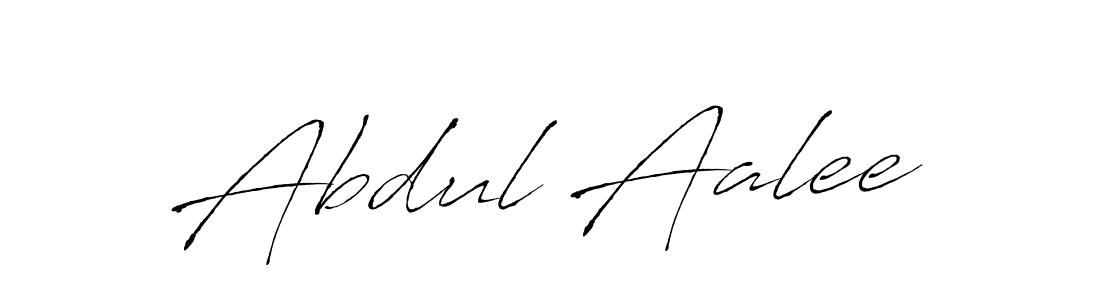 Design your own signature with our free online signature maker. With this signature software, you can create a handwritten (Antro_Vectra) signature for name Abdul Aalee. Abdul Aalee signature style 6 images and pictures png