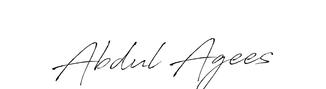 The best way (Antro_Vectra) to make a short signature is to pick only two or three words in your name. The name Abdul Agees include a total of six letters. For converting this name. Abdul Agees signature style 6 images and pictures png