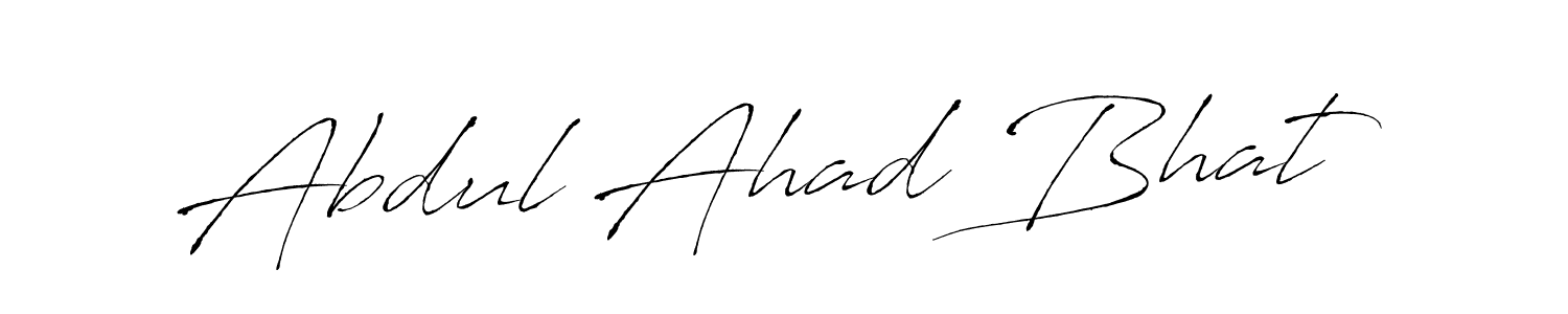 Make a beautiful signature design for name Abdul Ahad Bhat. Use this online signature maker to create a handwritten signature for free. Abdul Ahad Bhat signature style 6 images and pictures png